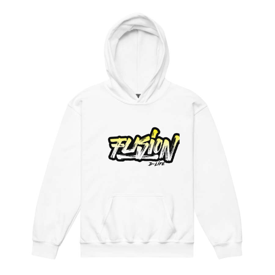 FUSION Youth heavy blend hoodie - Image 4